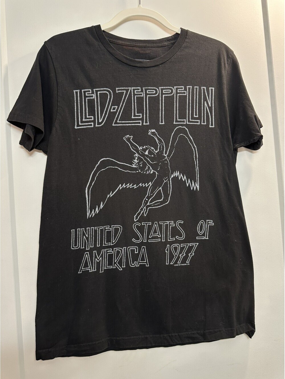 Led Zeppelin Icarus United States of America 1977 Tour Black M Shirt Official